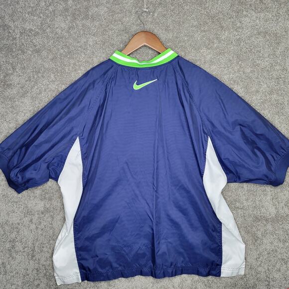 Nike Blue Green White Color block Pullover Windbreaker Jacket Mens Size XXL - Picture 7 of 7